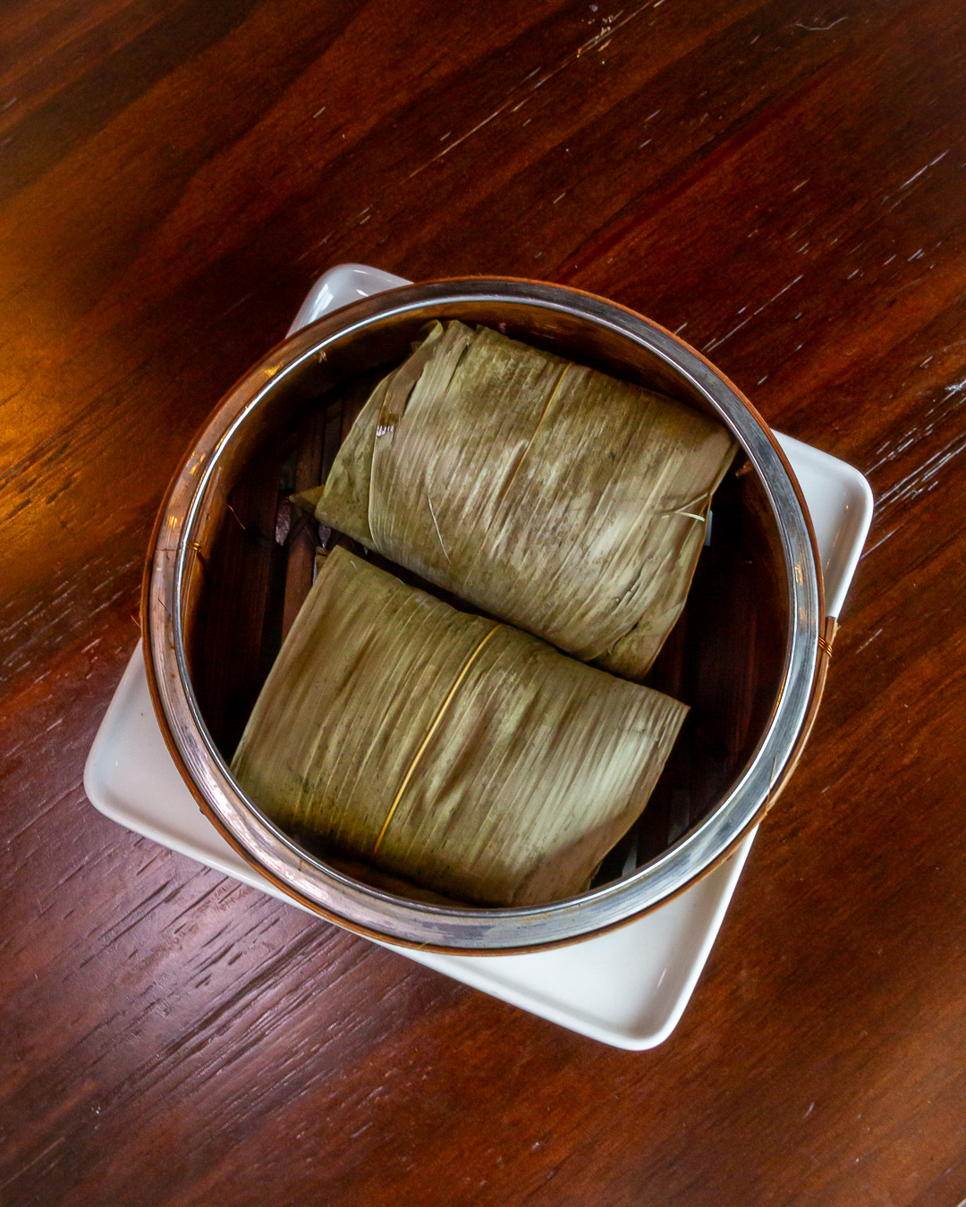 Jo Jo Wok closeup wrapped rice 2829